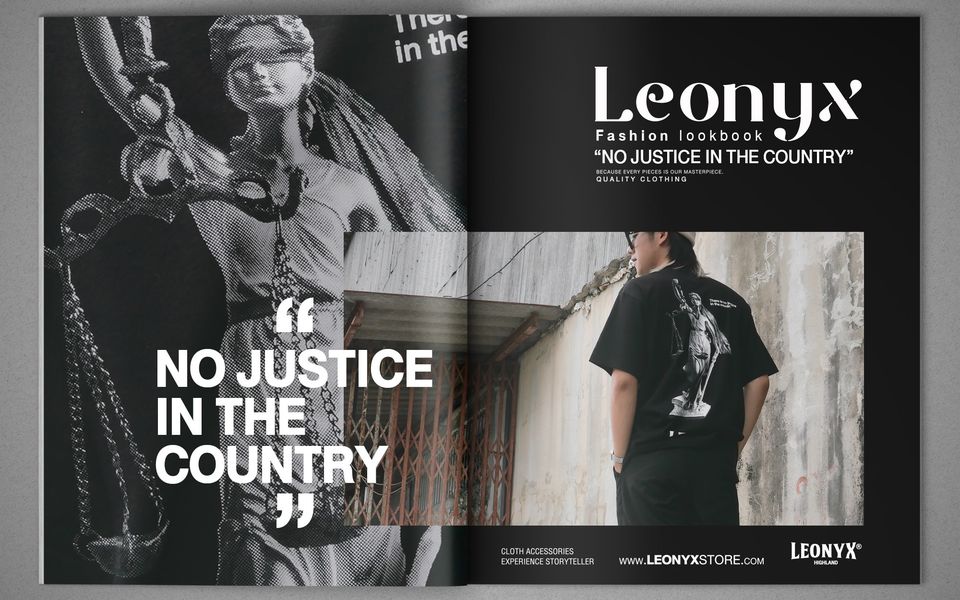 "NO JUSTICE" LEONYX T-SHIRT